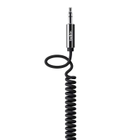 Кабель Belkin 3.5MM AUDIO M/M COILED STRAIGHT 6' BLACK (AV10126cw06-BLK)