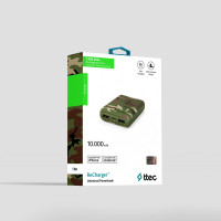 Внешний аккумулятор Ttec ReCharger 10000 Mah Green