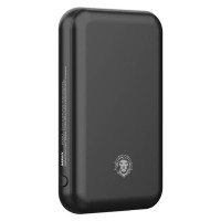 Внешний аккумулятор Powerbank для iPhone Green Lion Magnetic Suction (Black)