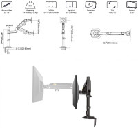 Кронштейн для монитора NB H100 (22-35)