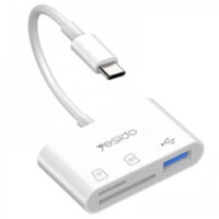 Yesido GS16 USB-C 3 in 1 OTG Card Reader