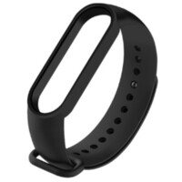 Силиконовый ремешок для Xiaomi Mi Band 5 Black