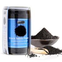 МОЛОТЫЙ ПОРОШОК ЧЕРНОГО ТМИНА BLACK SEEDS POWDER JAR 200GR