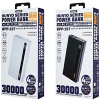 Портативный аккумулятор Remax RPP-197 30000mAh