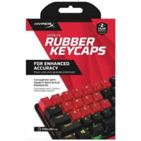 Комплект кейкапов HyperX Rubber Game Accy Kit, US Red