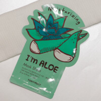 Aloe ekstrakti bilan yuz niqobi i'm aloe mask sheet – moisturizing