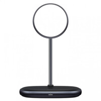 Simsiz zaryadlovchi Baseus Swan Magnetic Desktop Bracket  (Black)