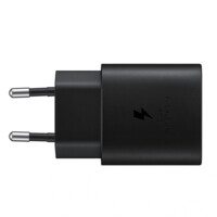 Samsung 25W PD Adapter USB-C Qora zaryadlovchi qurilmasi