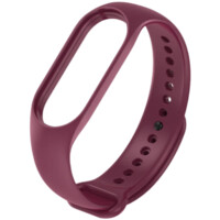 Силиконовый ремешок для Xiaomi Mi Band 7 Wine red