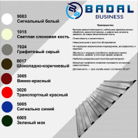 Профнастил НС-35-1000 Цинк 0,5 мм